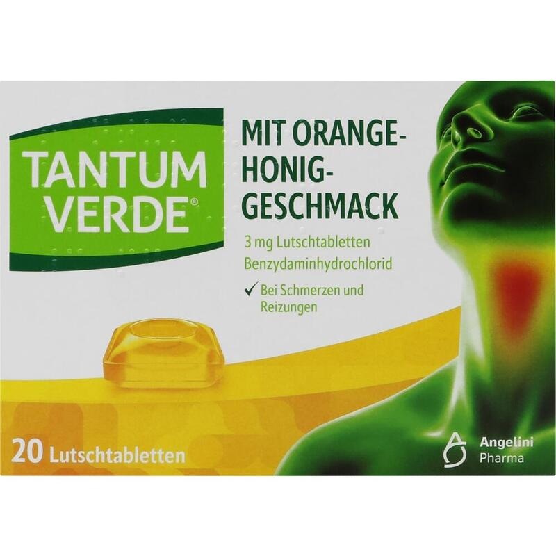 TANTUM VERDE 3 mg Lutschtabl.m.Orange-Honiggeschm.