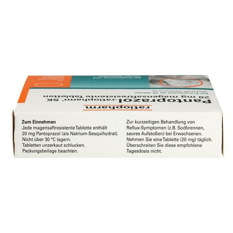 PANTOPRAZOL-ratiopharm SK 20 mg magensaftres.Tabl.