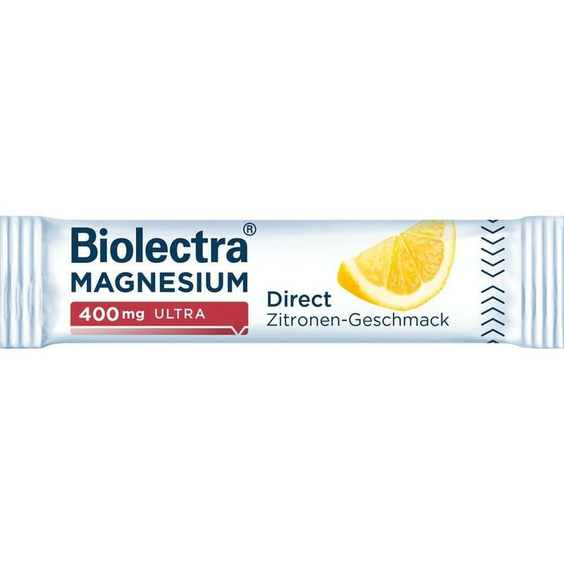 BIOLECTRA Magnesium 400 mg ultra Direct Zitrone