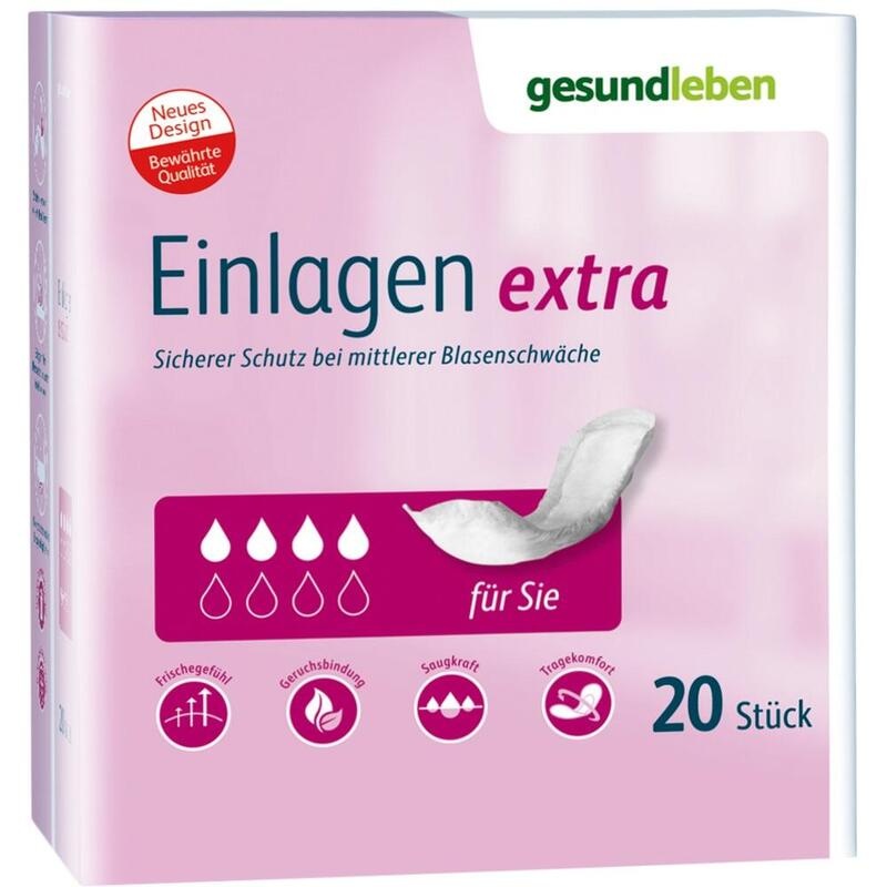 GESUND LEBEN Einlagen extra