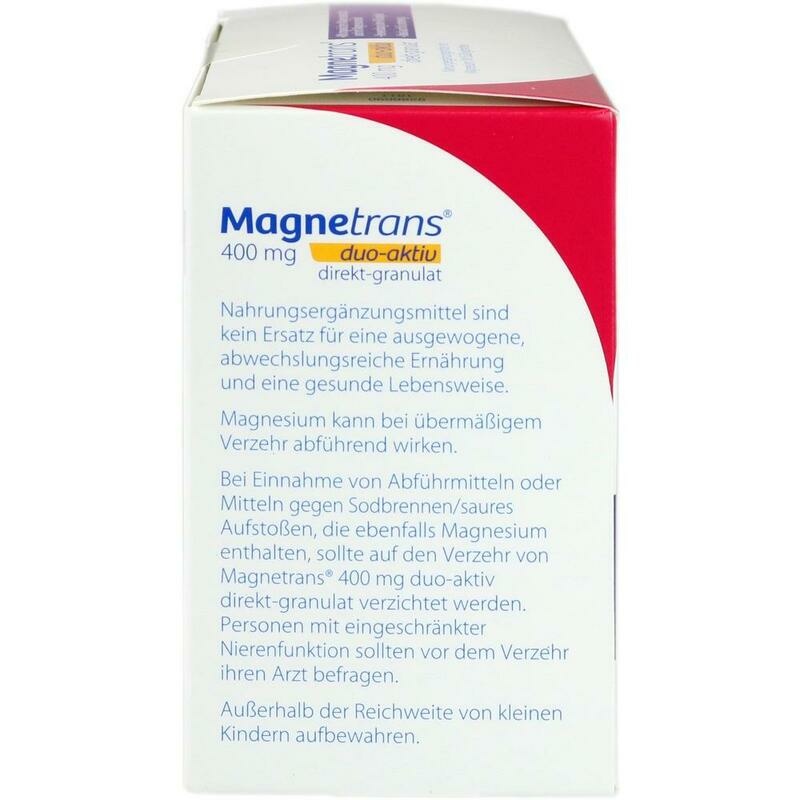 MAGNETRANS duo-aktiv 400 mg Sticks