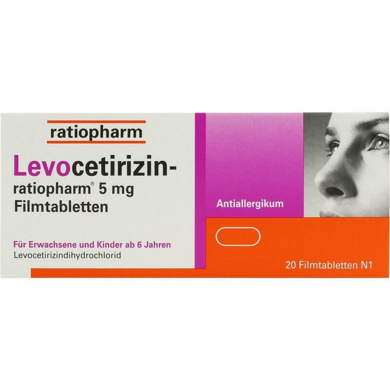 LEVOCETIRIZIN-ratiopharm 5 mg Filmtabletten