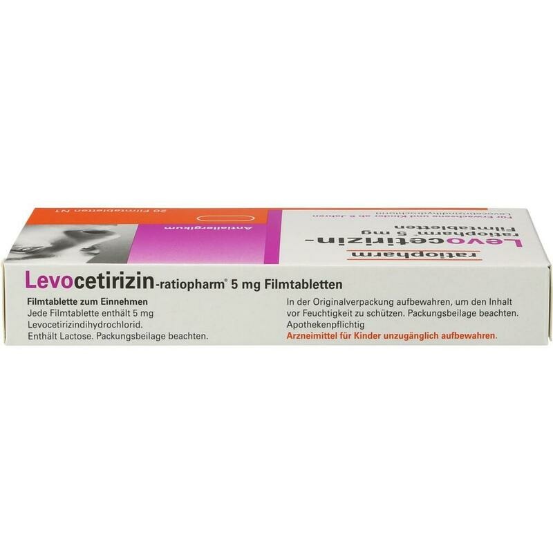 LEVOCETIRIZIN-ratiopharm 5 mg Filmtabletten